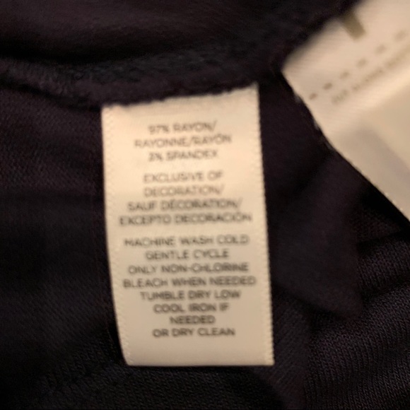 Loft Embroidered Blue Off the Shoulder Dress Sz-XS - Picture 7 of 8